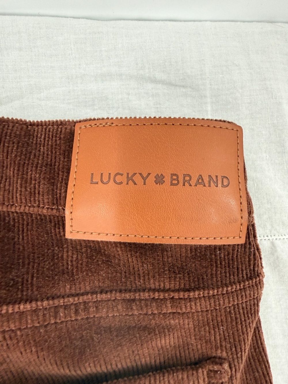 Lucky Brand Pants Wm 4 27 Brown Corduroy Sweet Mid Rise Bootcut - Picture 8 of 15